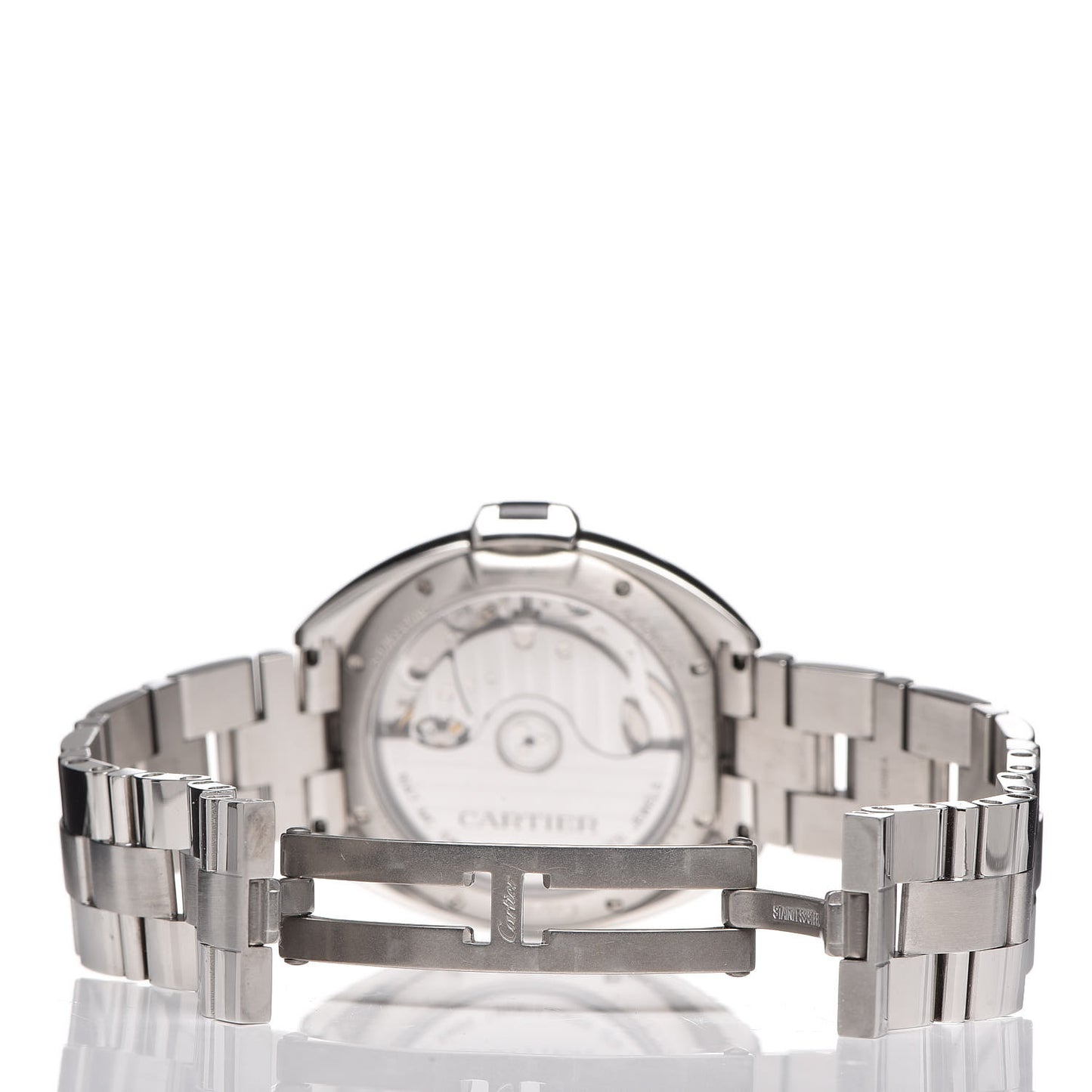 Stainless Steel 35mm Cle De Automatic Watch