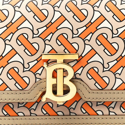 Burberry Calfskin Monogram TB Bum Bag Bright Orange 6 of 10