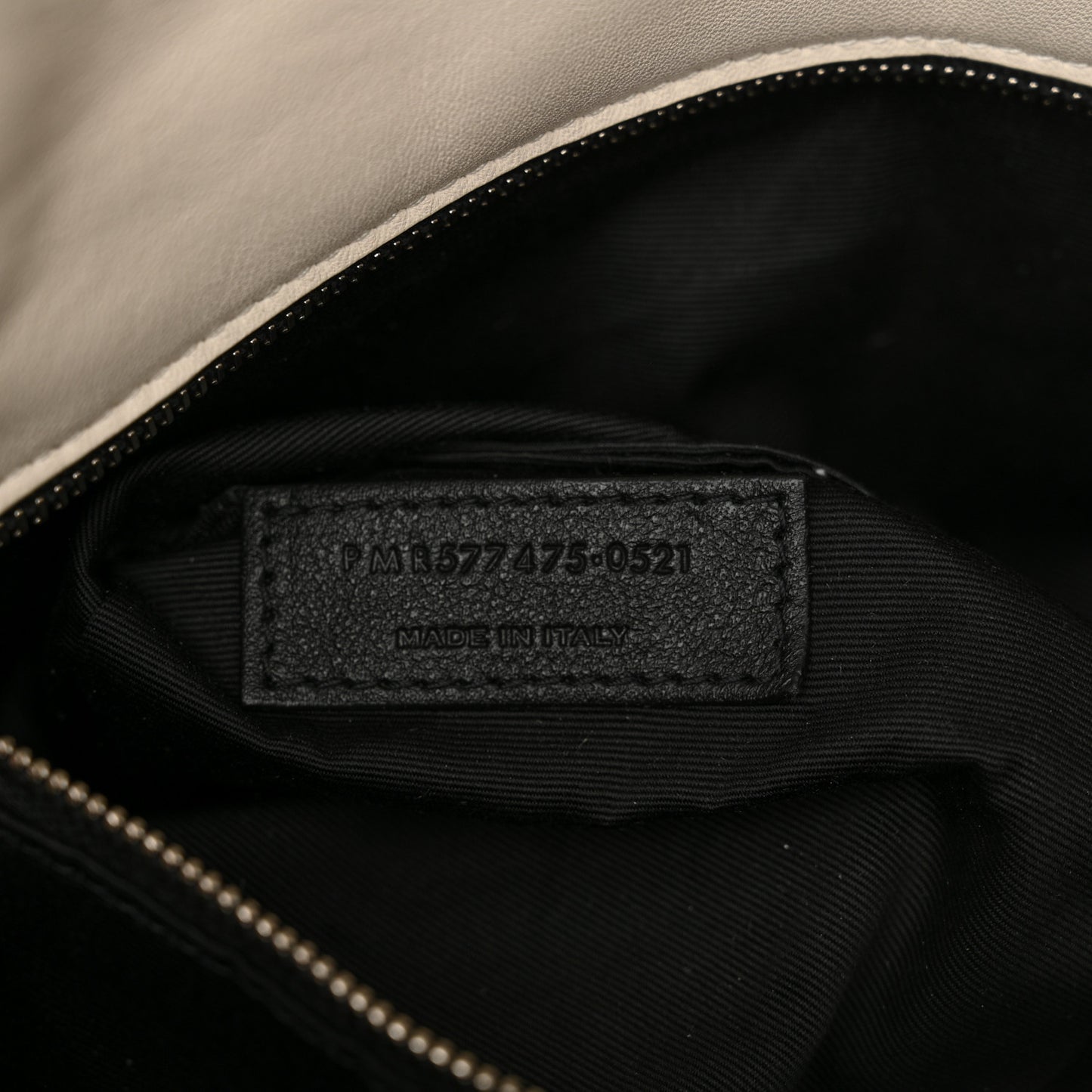 Lambskin Quilted Medium Loulou Puffer Monogram Chain Satchel Crema Soft