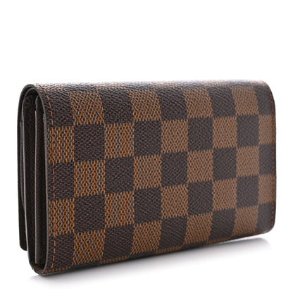 Louis Vuitton Damier Ebene Porte-Monnaie Billets Tresor Wallet 3 of 9