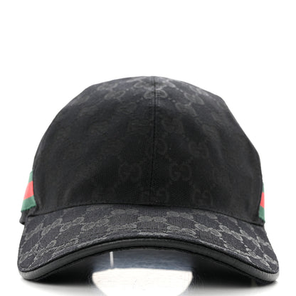 Gucci Monogram Web Baseball Hat S Black 3 of 8