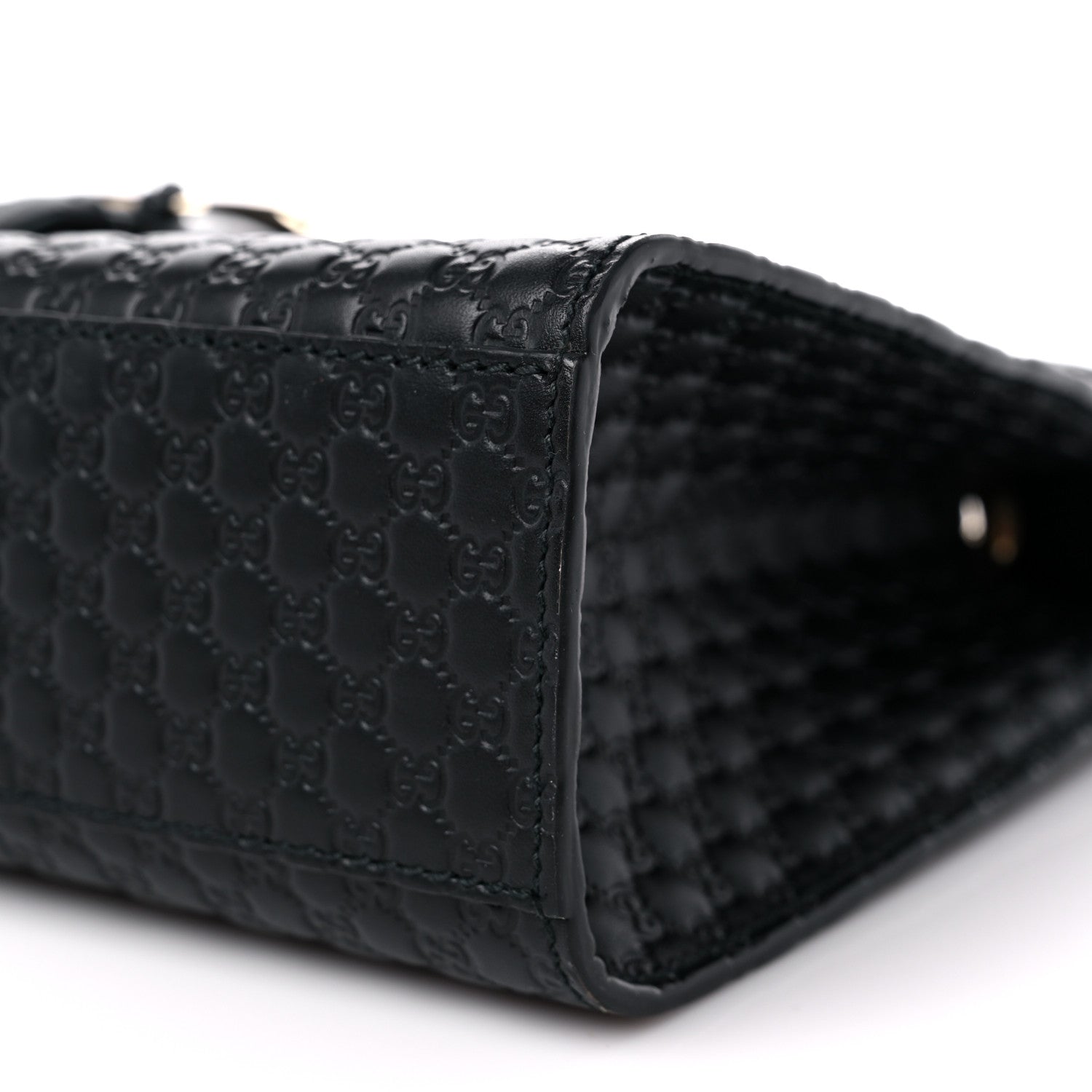 Gucci Microguccissima Medium Emily Chain Shoulder Bag Black 9 of 9