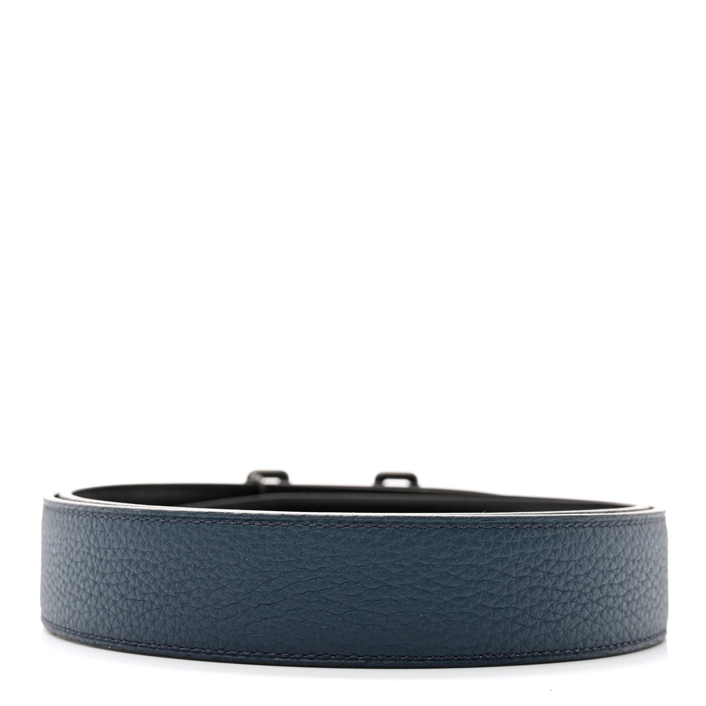 Chamonix Togo PVD Plated 32mm Tonight Belt 95 Black Bleu Nuit