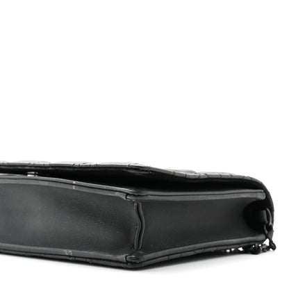 Christian Dior Ultra Matte Calfskin Cannage Lady Dior Clutch Black 12 of 14