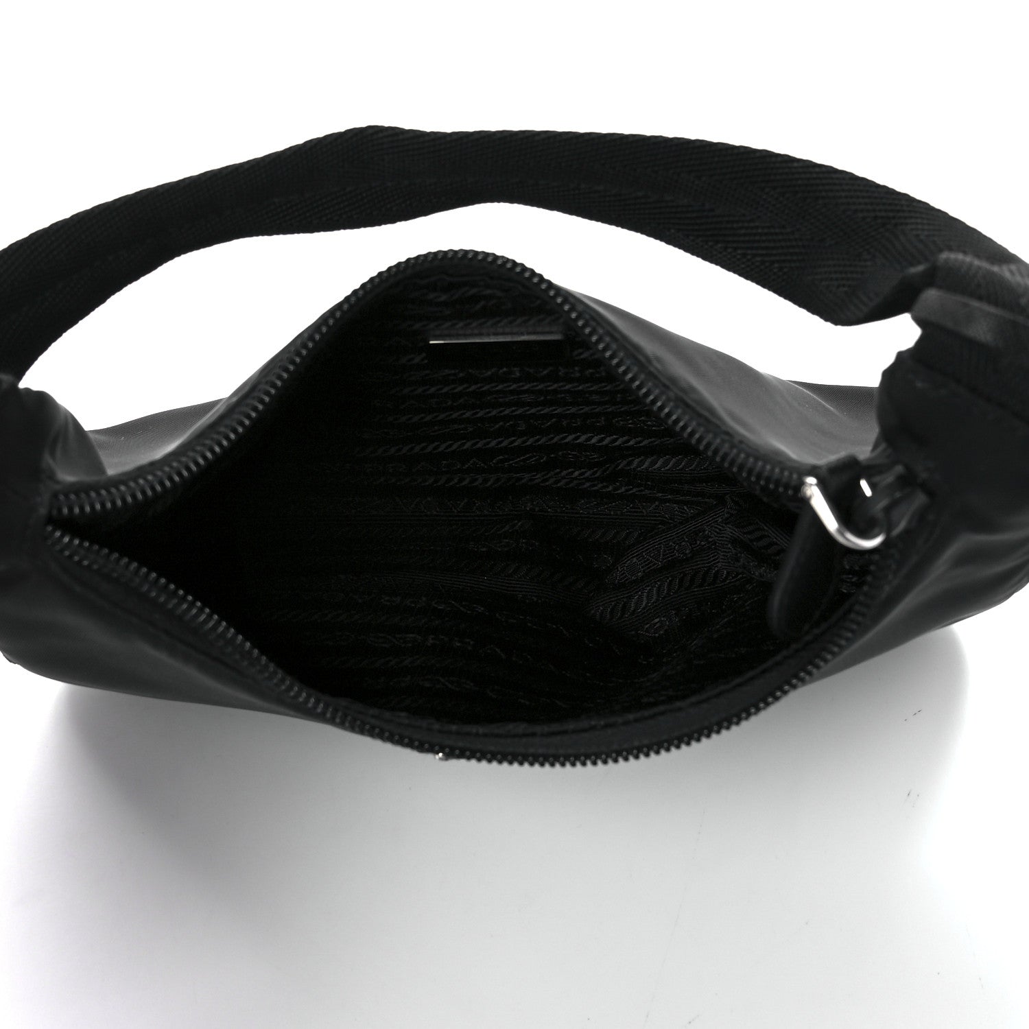 Prada Tessuto Nylon Mini Re-Edition 2000 Bag Black 5 of 13