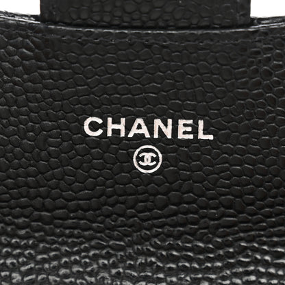 Chanel Caviar Quilted Flap Card Holder Black 7 of 10