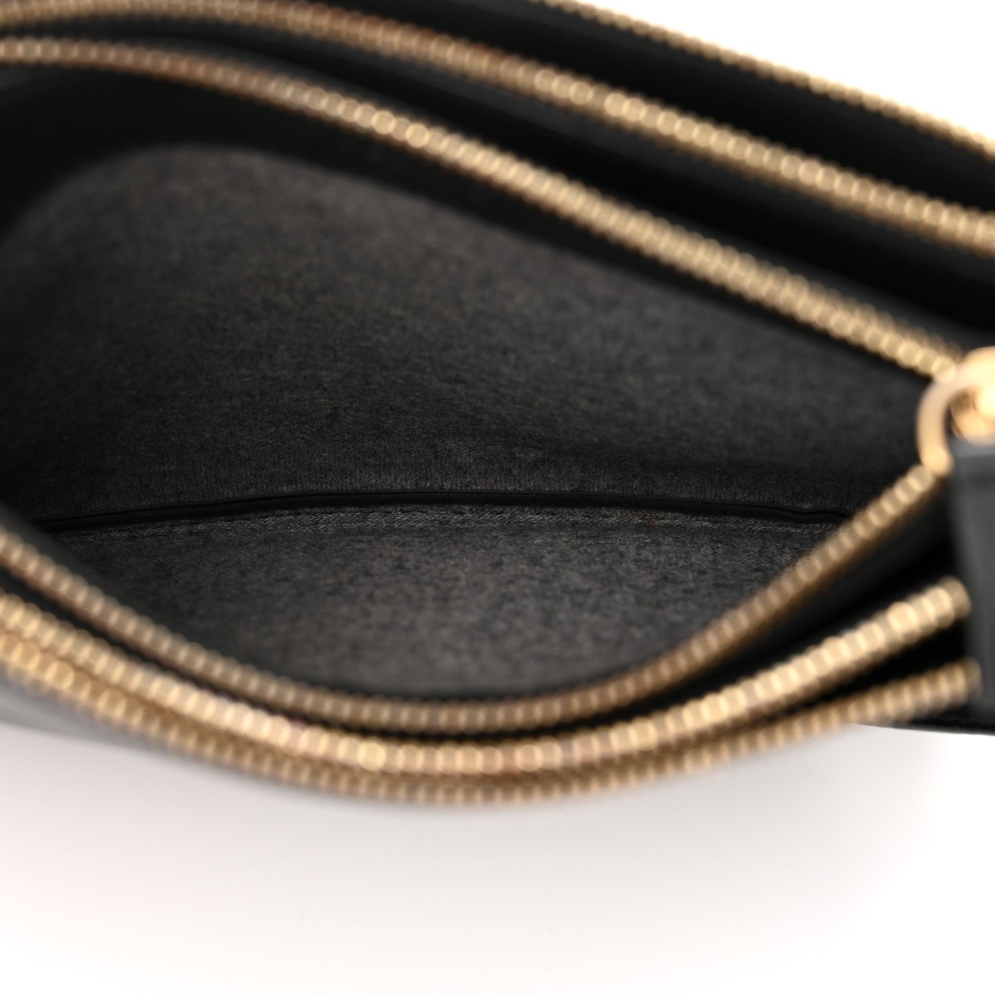 Lambskin Small Trio Crossbody Bag Black