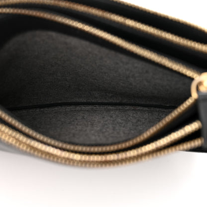 Celine Lambskin Small Trio Crossbody Bag Black 6 of 14