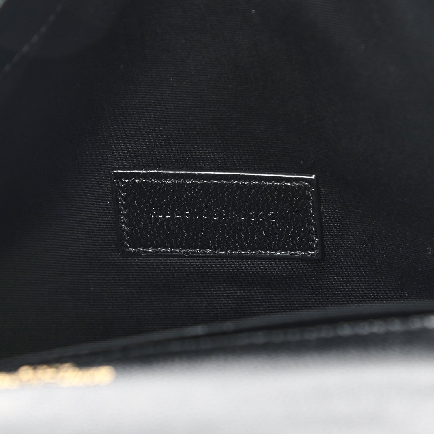 Saint Laurent Grain De Poudre Textured Mixed Matelasse Triquilt Monogram Clutch Black 8 of 11
