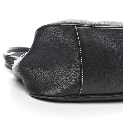 Prada Vitello Daino Box Shoulder Bag Nero Black 5 of 14
