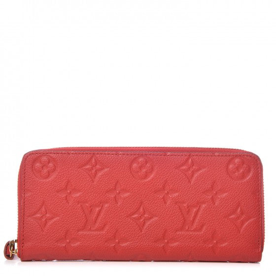 Louis Vuitton Empreinte Clemence Wallet Cherry 1 of 10