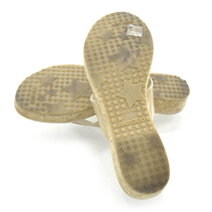 Jimmy Choo Patent Cork Wedge Sandals 38 7 of 7