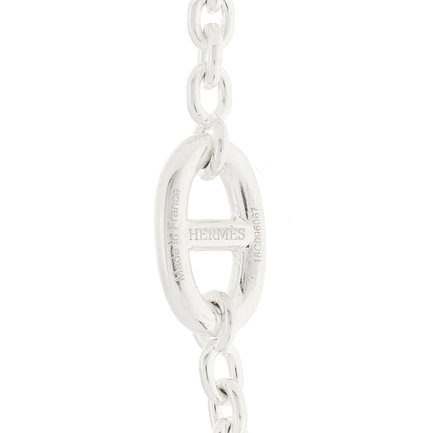 Hermes Sterling Silver Farandole Necklace 120 5 of 6