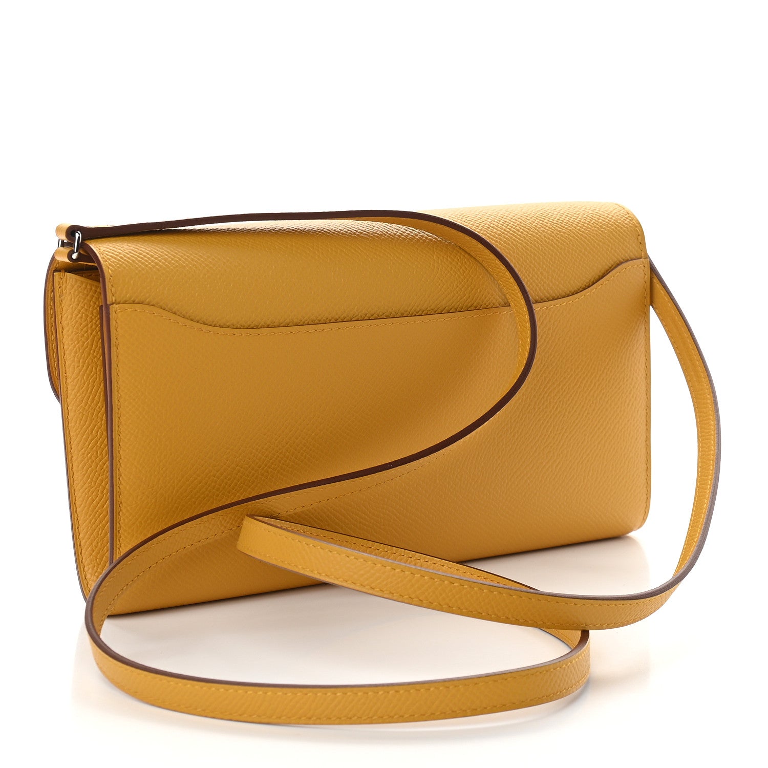 Hermes Epsom Constance Long Wallet To Go Jaune Ambre 3 of 8