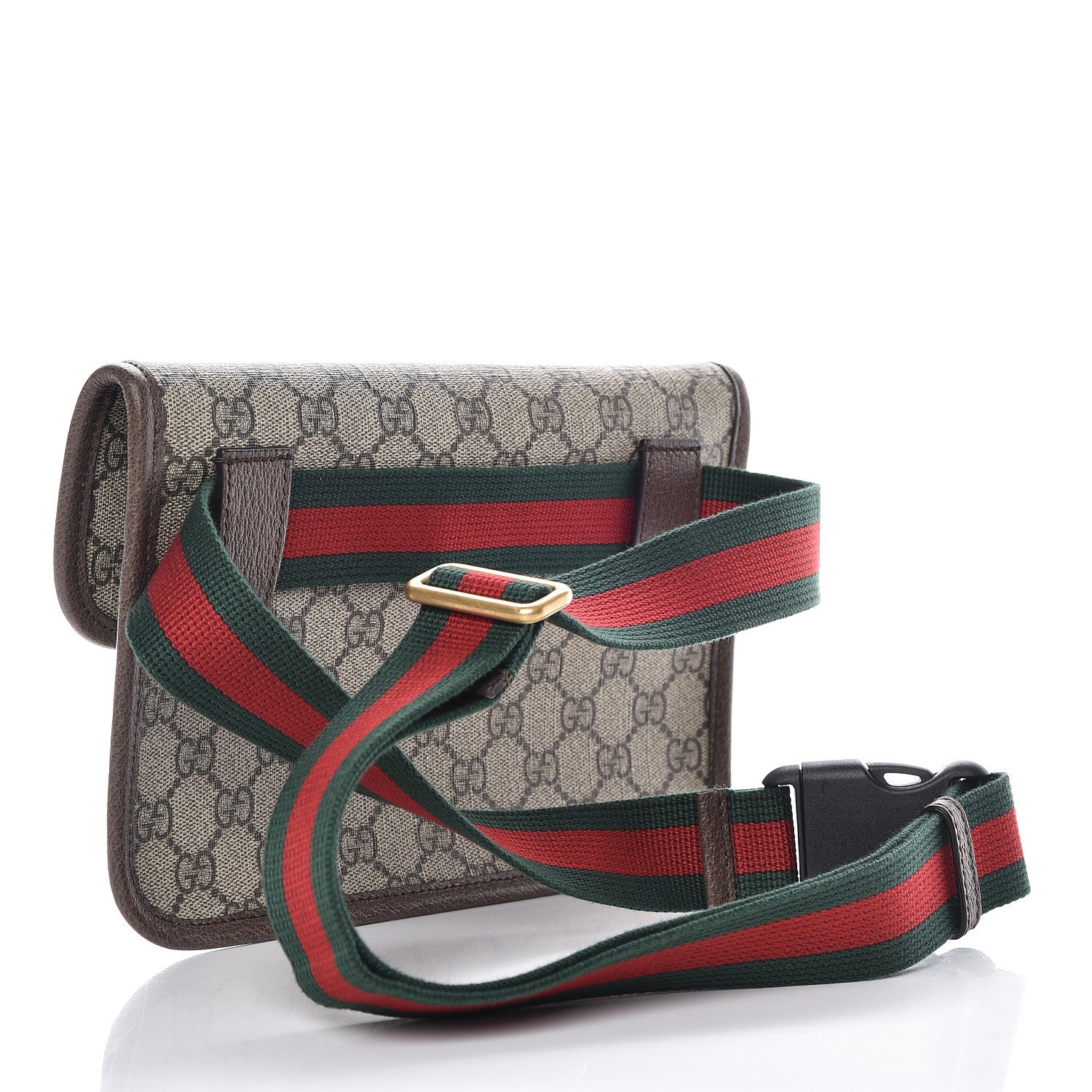 Gucci GG Supreme Monogram Neo Vintage Web Belt Bag Brown 3 of 9
