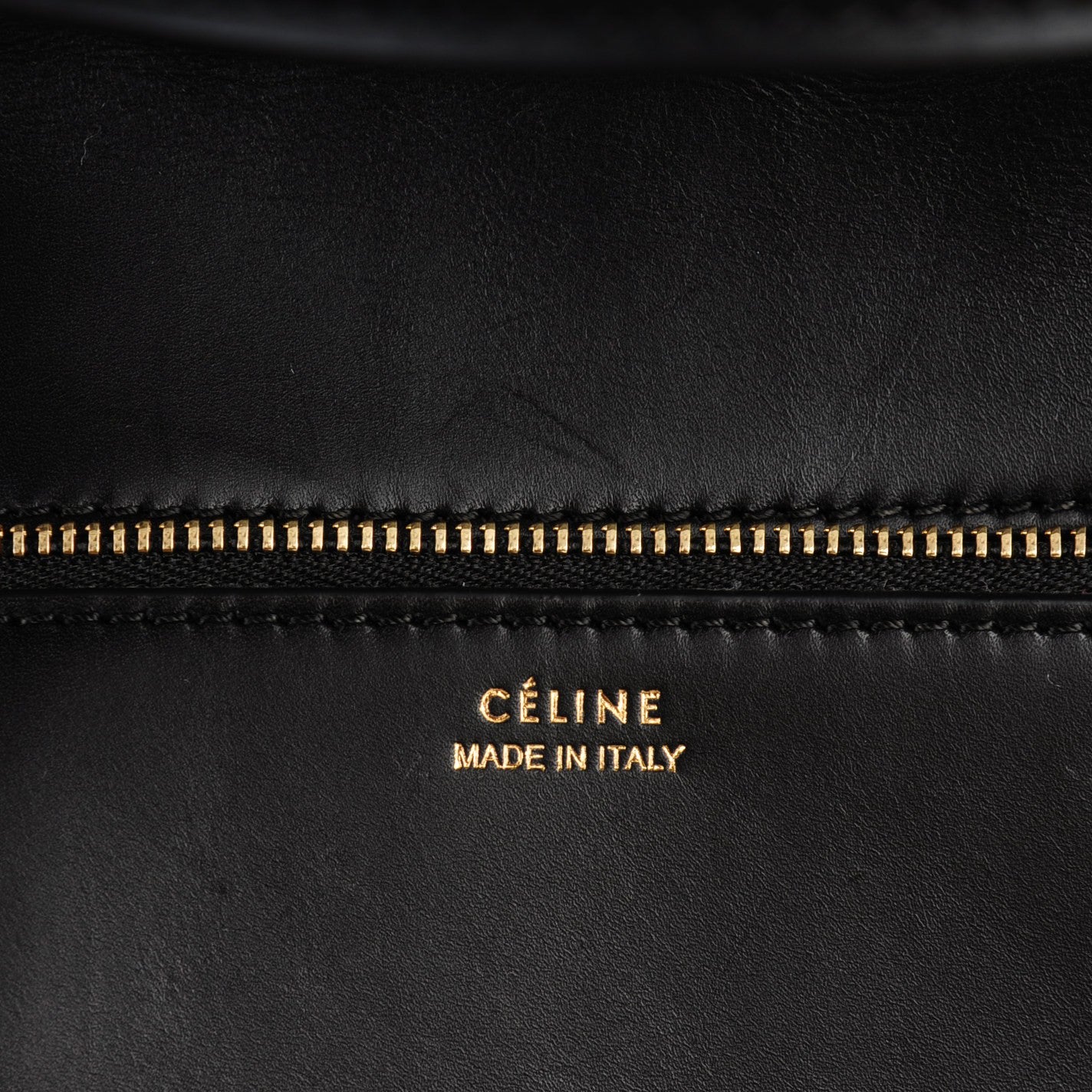 Celine Felt Calfskin Medium Tie Knot Tote Grey Black 6 of 8