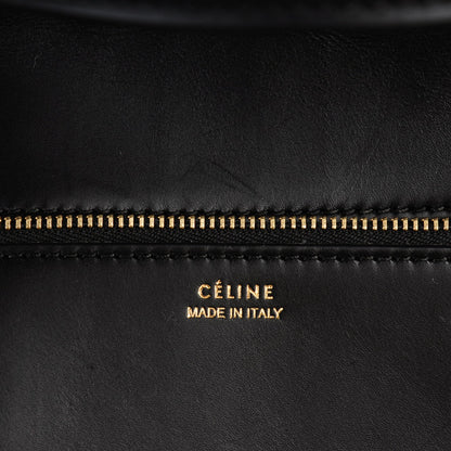 Celine Felt Calfskin Medium Tie Knot Tote Grey Black 6 of 8