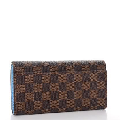 Louis Vuitton Damier Ebene 2017 Christmas Animation Sarah Wallet 3 of 8