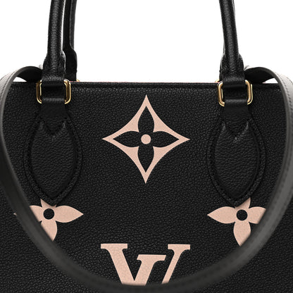 Louis Vuitton Empreinte Monogram Giant Onthego MM Black Beige 7 of 9