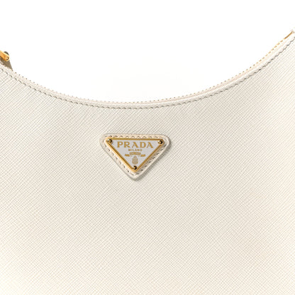 Prada Saffiano Re-Edition 2005 Shoulder Bag White 8 of 10