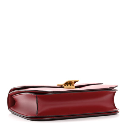Celine Box Calfskin Medium Classic Box Flap Bag Red 4 of 13