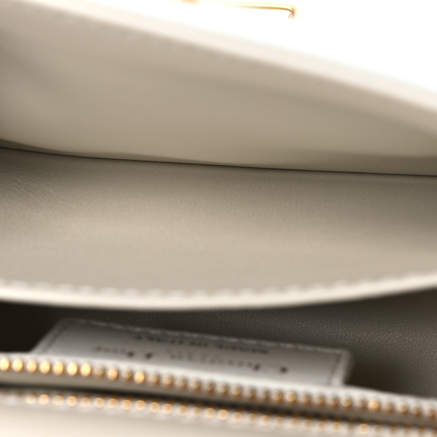Calfskin Star Motif Macrocannage Caro Bag Latte