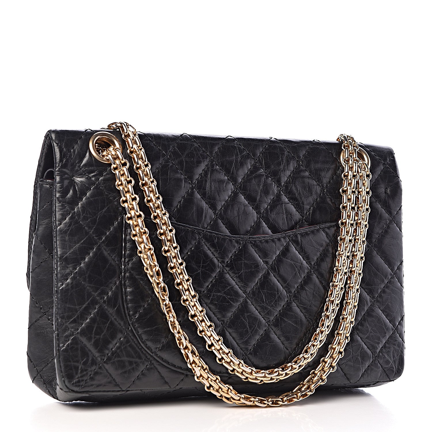 Chanel Aged Calfskin 50th Anniversary 2.55 Reissue 225 Flap Black 3 of 11