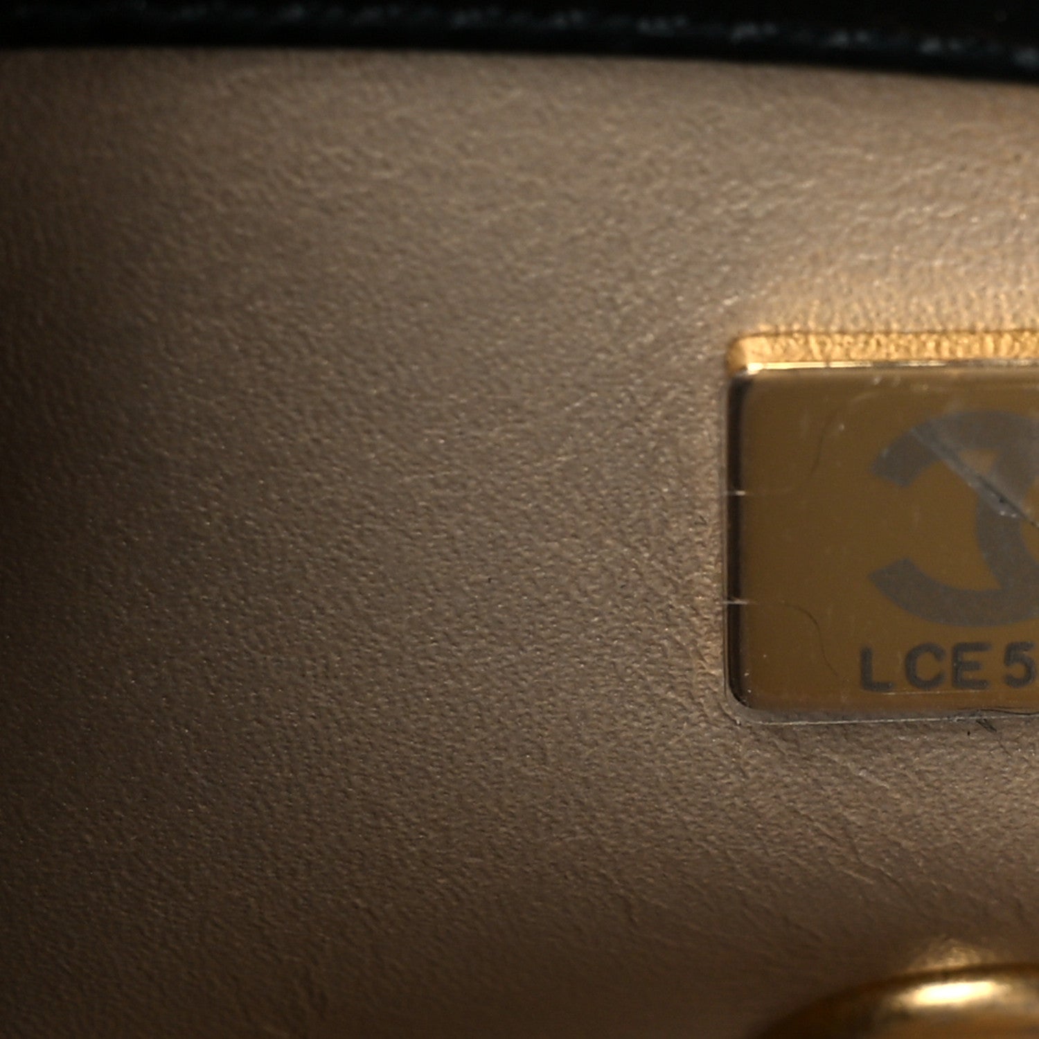 Chanel Lambskin Quilted Mini CC Crystal Logo Chain Flap Black 7 of 10