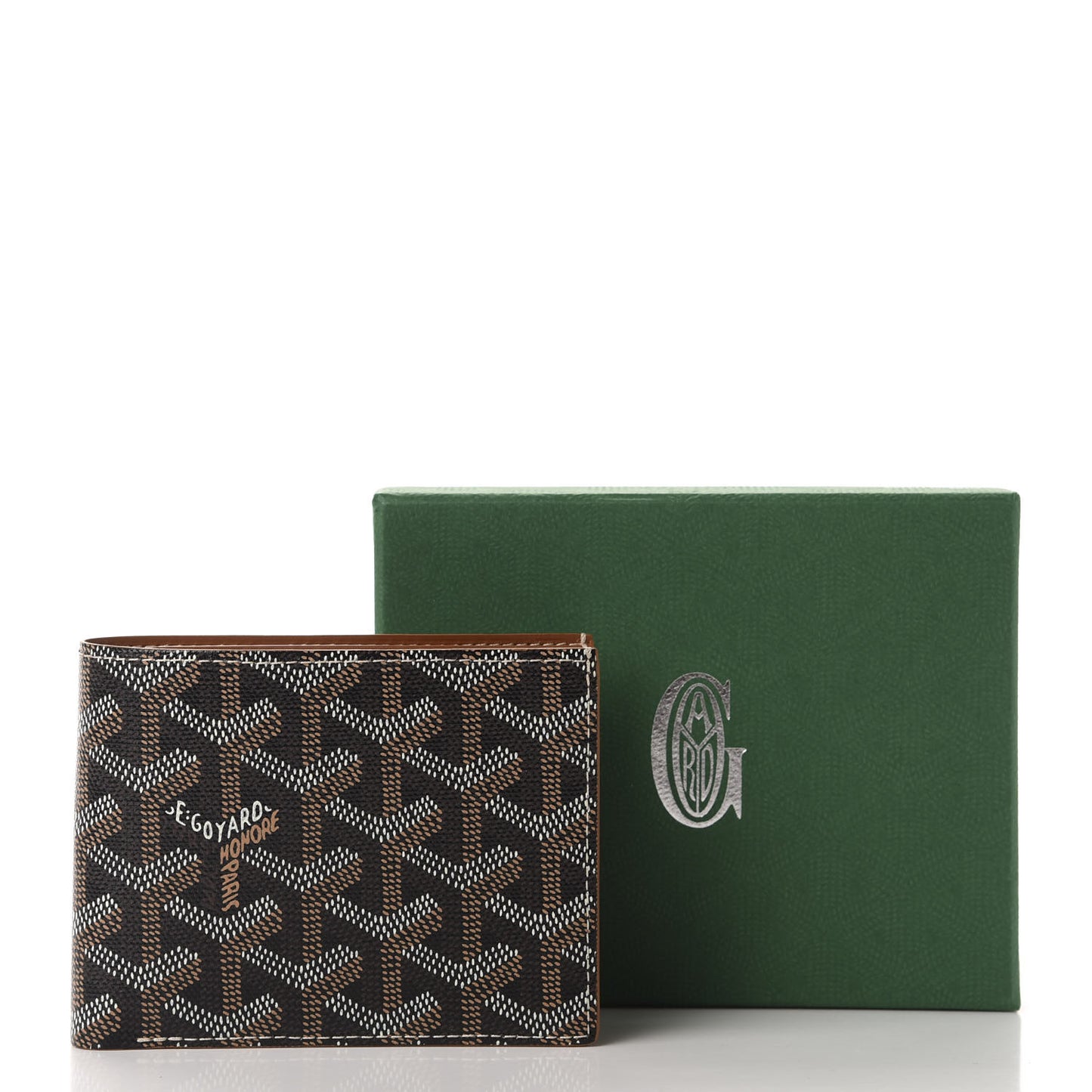 Goyardine Bi-Fold Victoire PM Wallet Black Gold