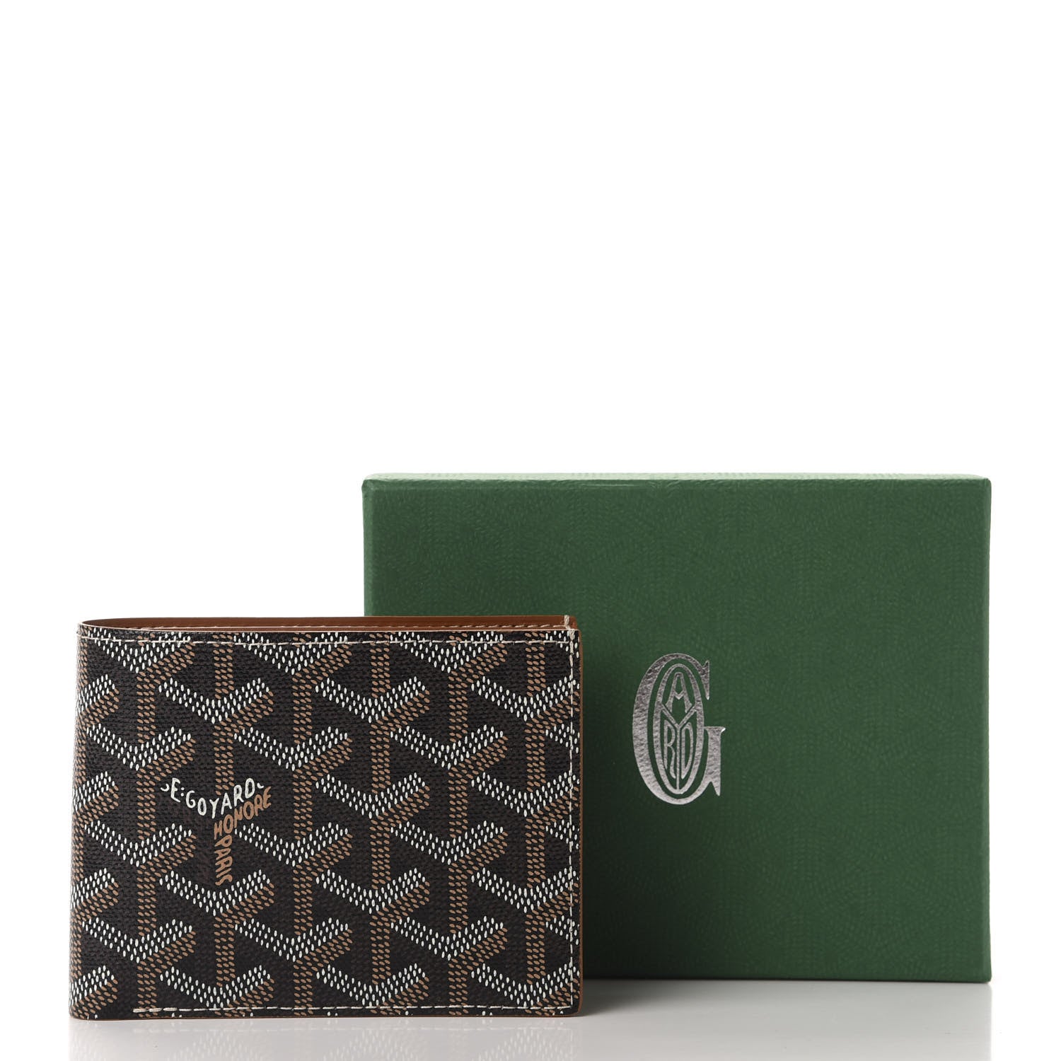 Goyard Goyardine Bi-Fold Victoire PM Wallet Black Gold 8 of 8
