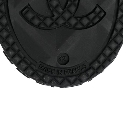 Chanel Caoutchouk CC High Boots 42 Black 7 of 7