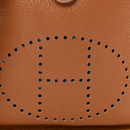 Hermes Taurillon Clemence Evelyne II PM Gold 8 of 13
