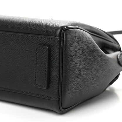 Versace Grained Calfskin Small La Medusa Top Handle Bag Black Lilac 8 of 9