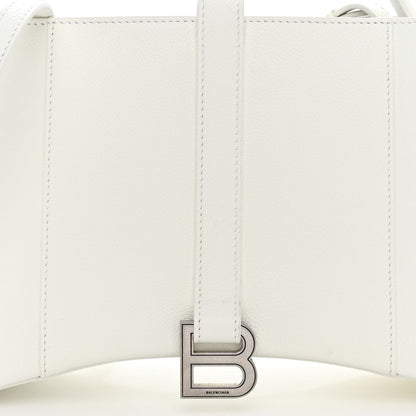 Balenciaga Grained Calfskin XS Hourglass East West Tote White 9 of 11