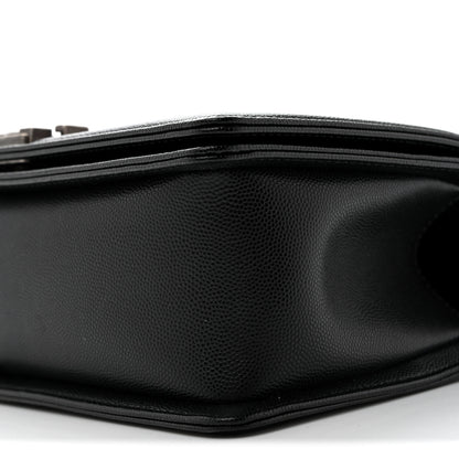 Chanel Caviar Quilted Medium Boy Flap Black 10 of 11