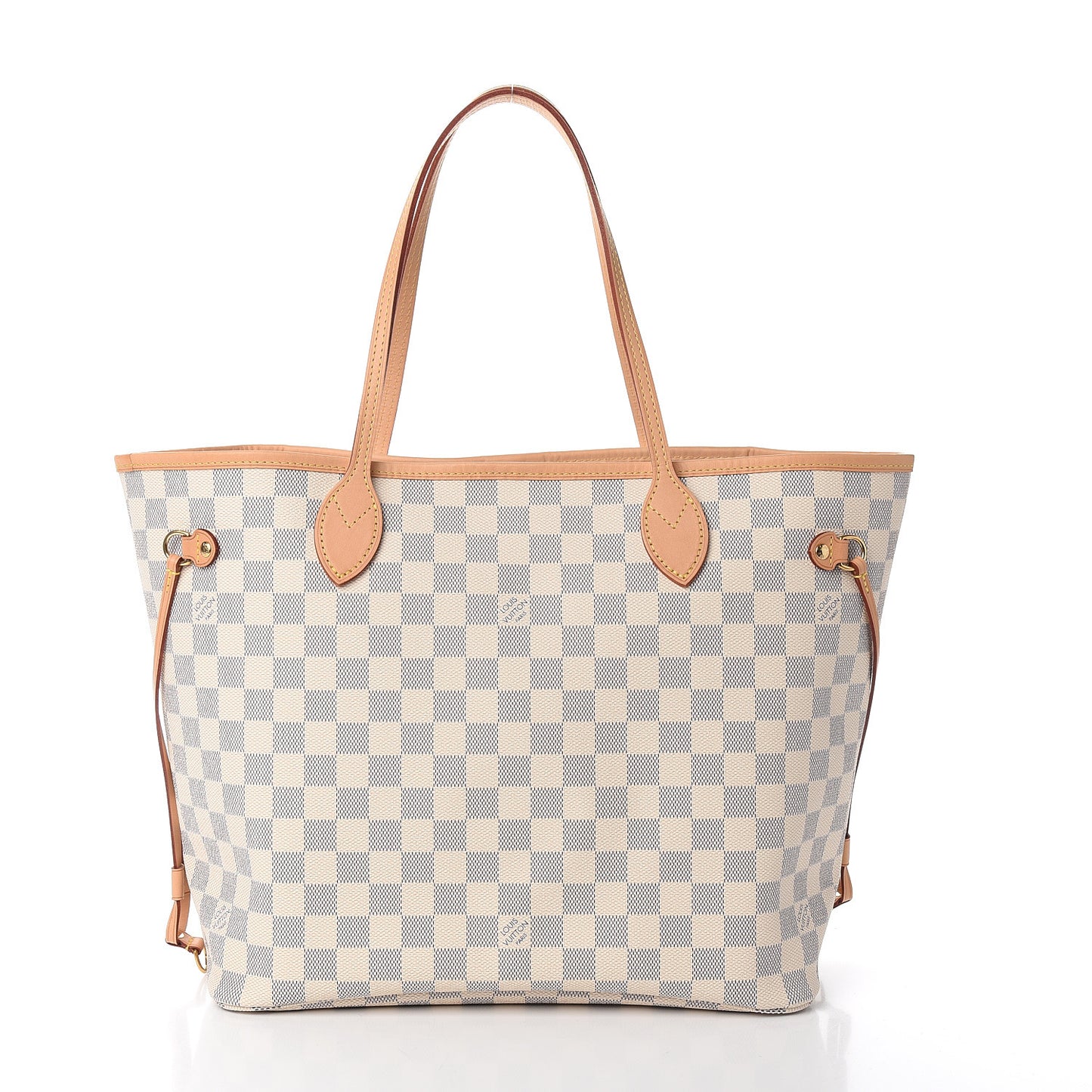 Damier Azur Neo Neverfull MM Rose Ballerine