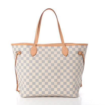Louis Vuitton Damier Azur Neo Neverfull MM Rose Ballerine 2 of 11