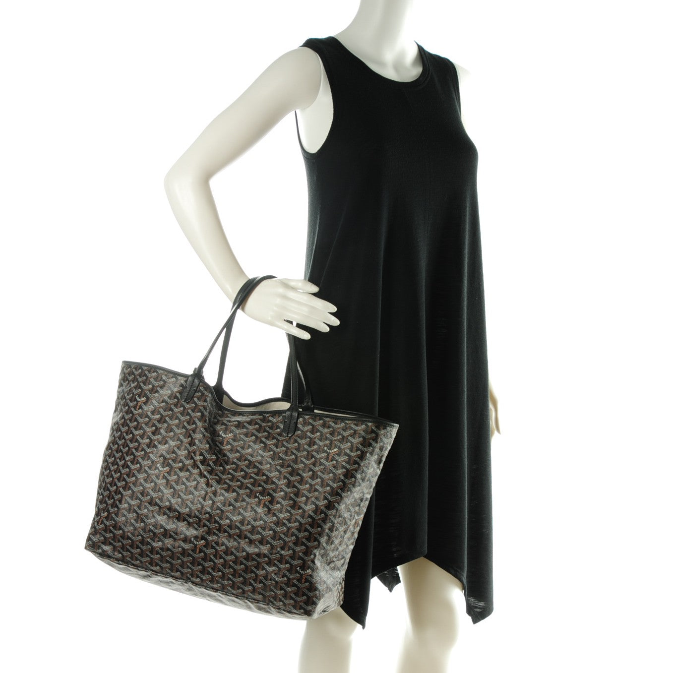 Goyard Goyardine Saint Louis GM Black 2 of 8