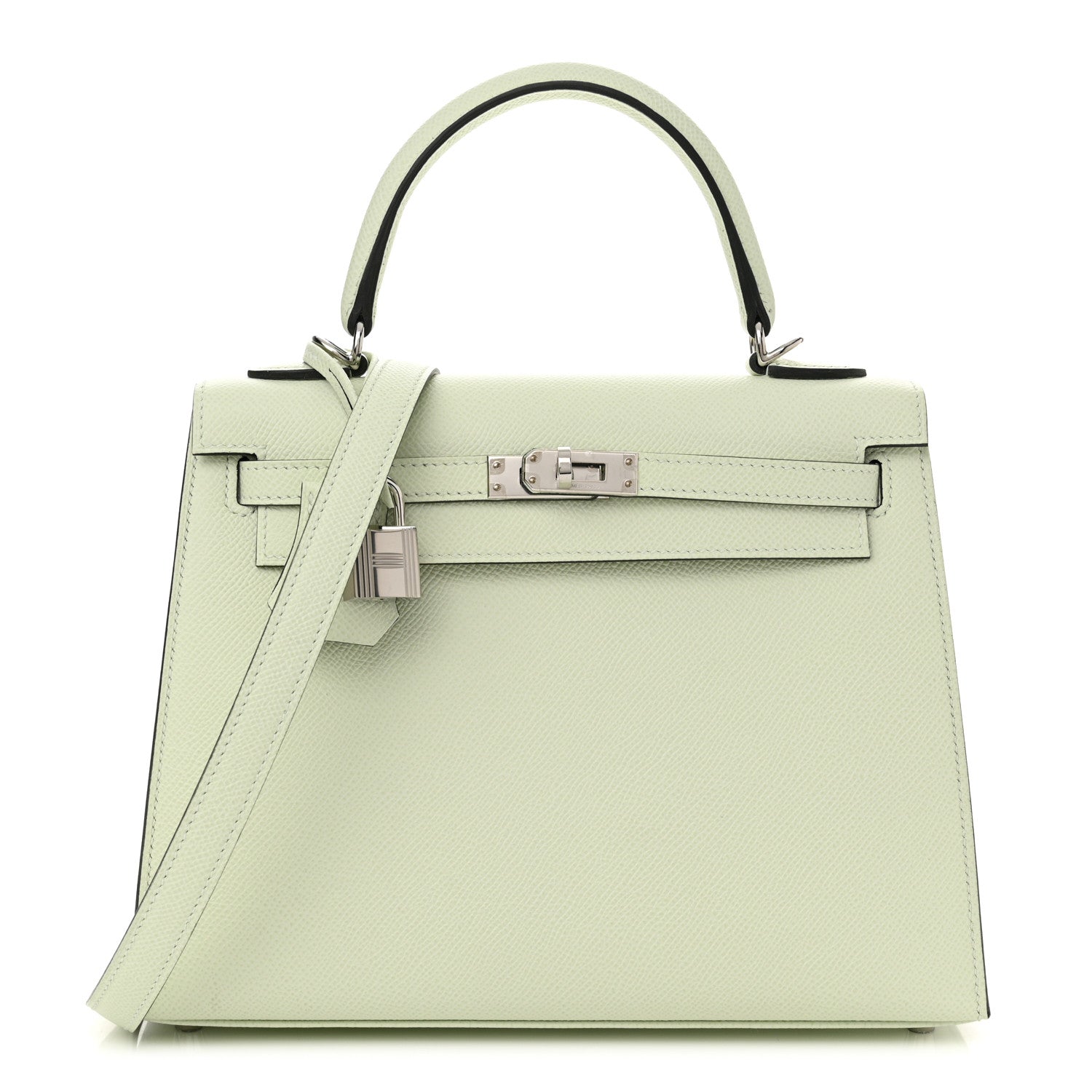 Hermes Epsom Kelly Sellier 25 Vert Fizz 1 of 12