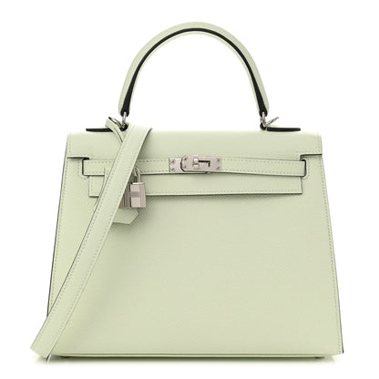Hermes Epsom Kelly Sellier 25 Vert Fizz 1 of 12
