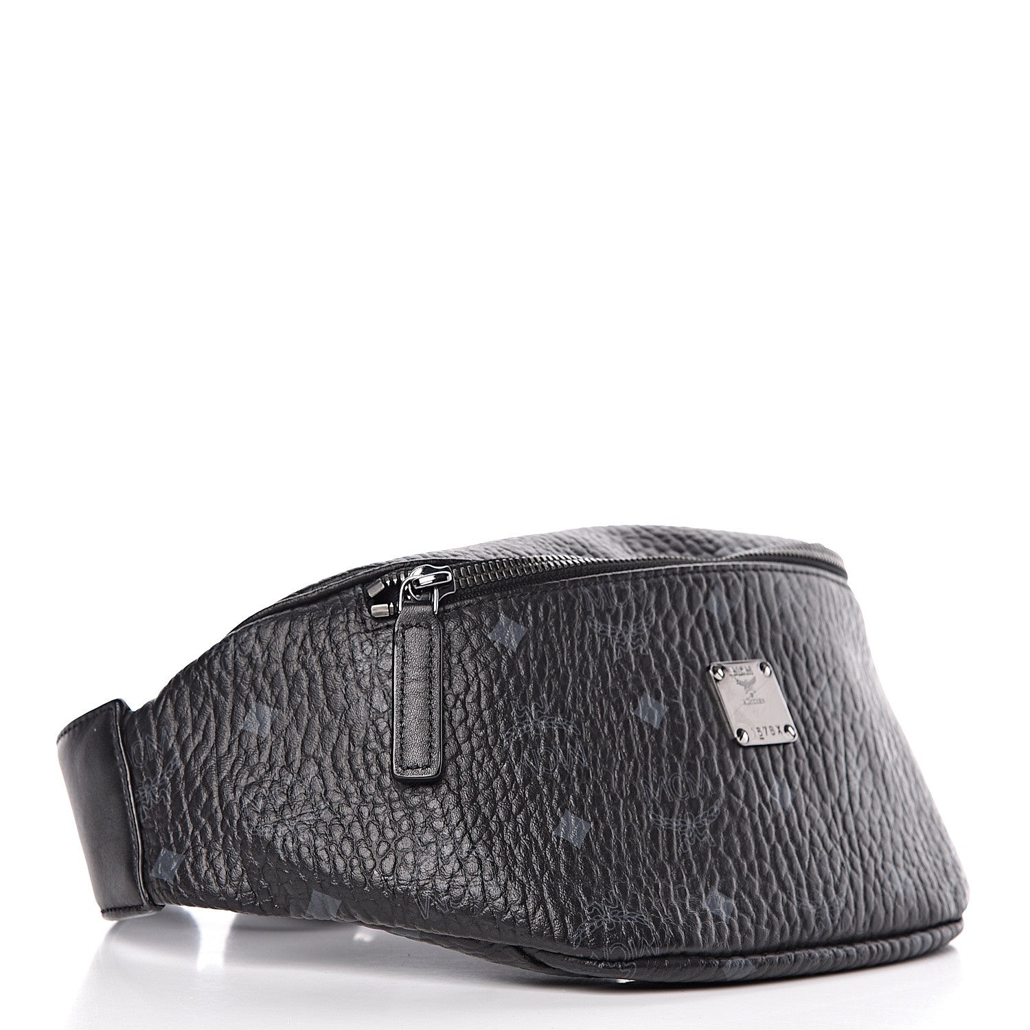 MCM Visetos Stark Belt Bag Black 4 of 10