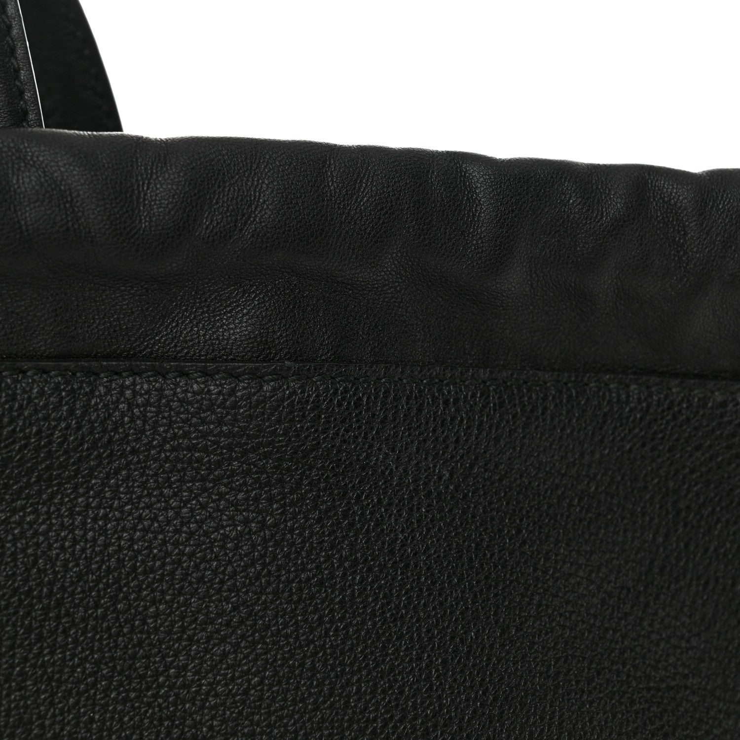 Gucci Calfskin Logo Drawstring Backpack Black 11 of 11