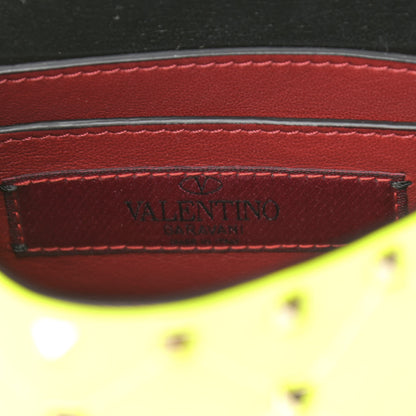 Valentino Garavani Calfskin Micro Rockstud Spike Shoulder Bag Lime 6 of 10