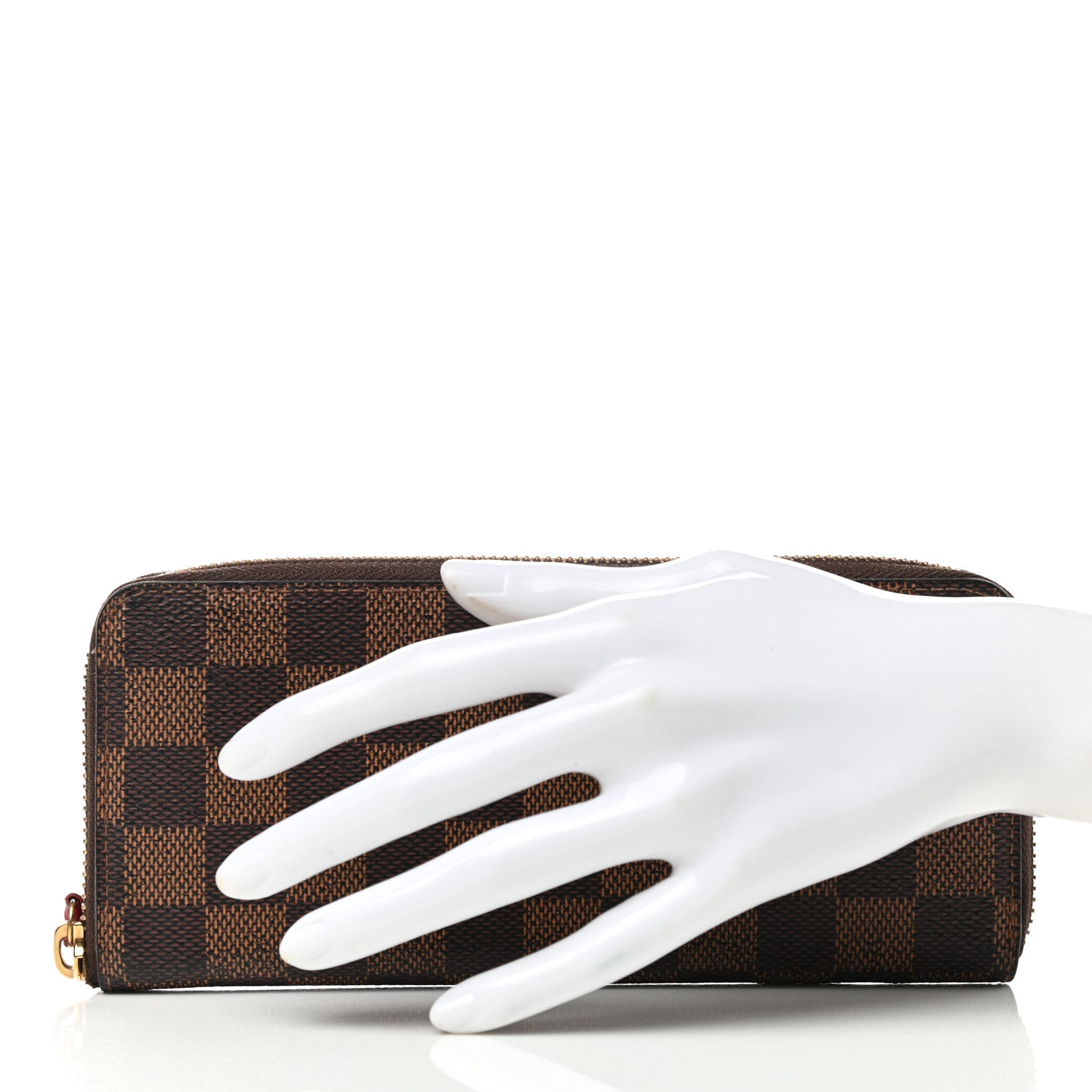 Louis Vuitton Damier Ebene Clemence Wallet 2 of 9