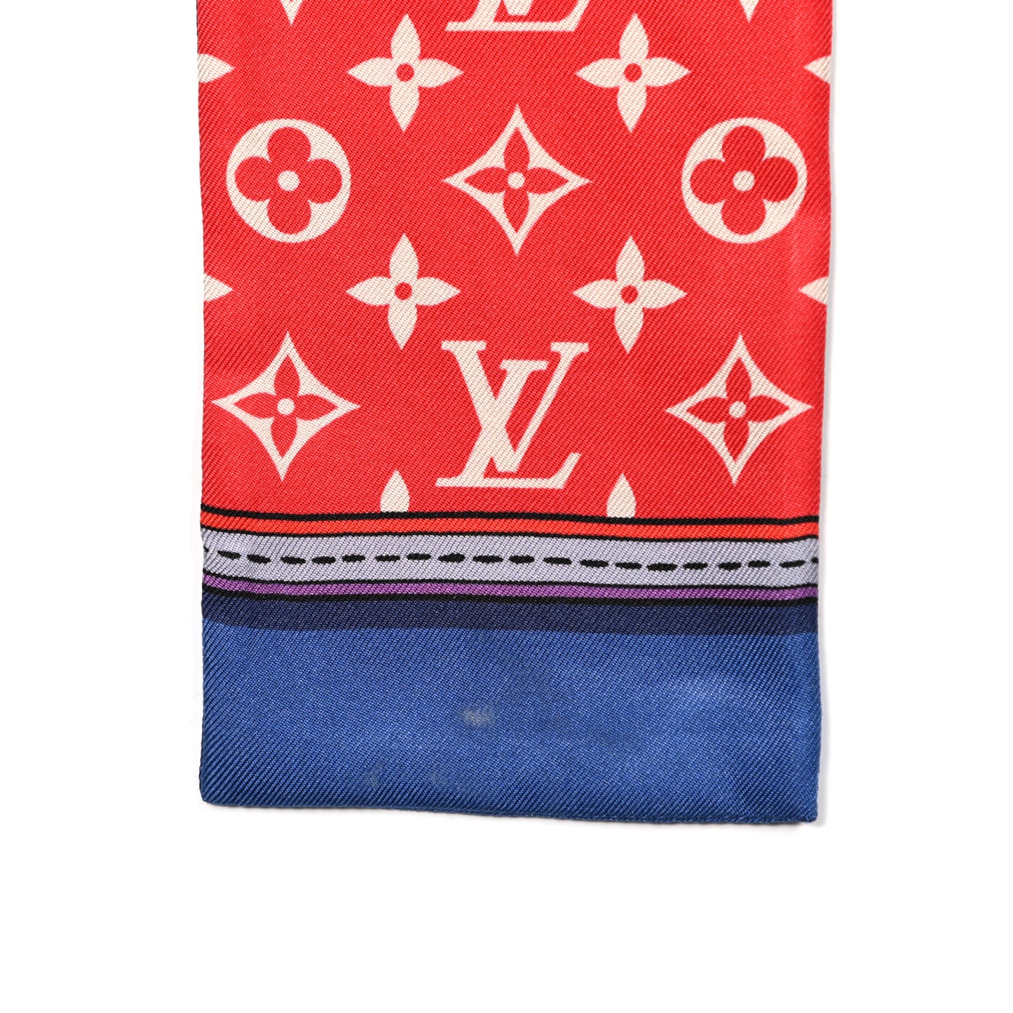 Silk Monogram Superstition Bandeau Black