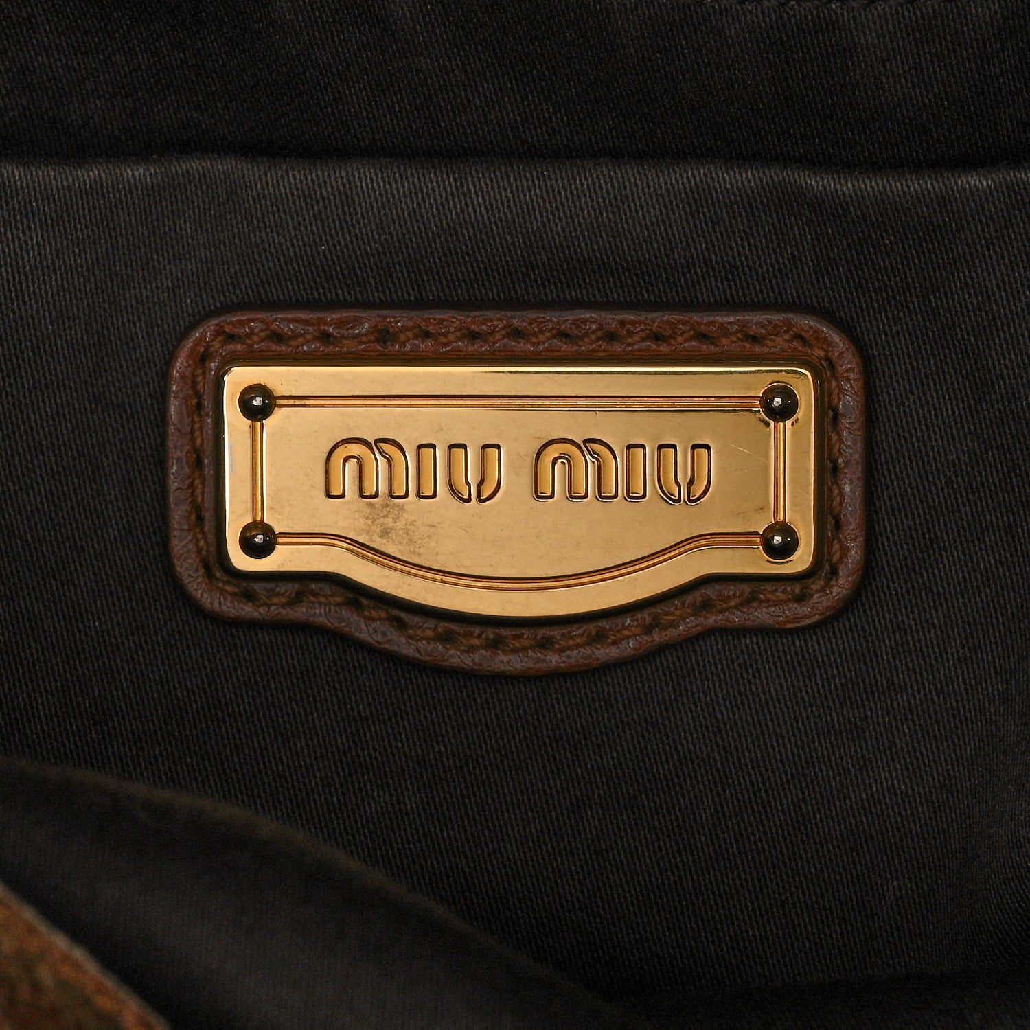 Miu Miu Vitello Lux Medium Bow Bag Palissandro 6 of 25