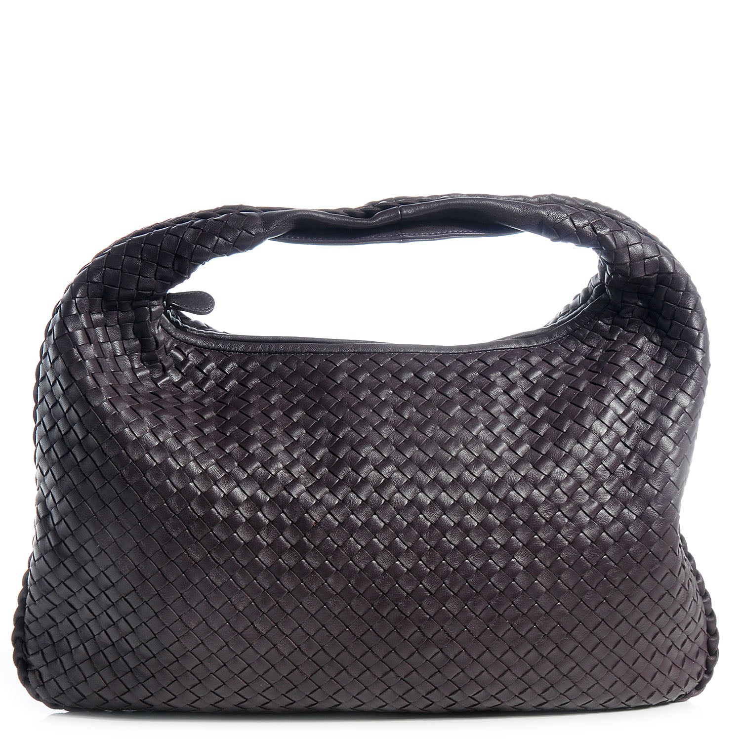 Bottega Veneta Nappa Intrecciato Large Veneta Hobo Ebano 1 of 8