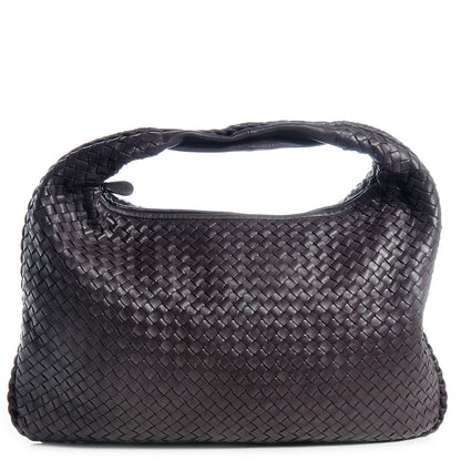 Bottega Veneta Nappa Intrecciato Large Veneta Hobo Ebano 1 of 8
