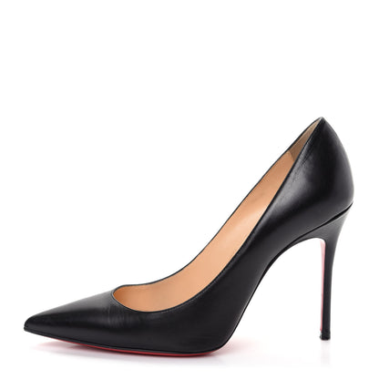 Christian Louboutin Kid Decollete 554 100 Pumps 35.5 Black 1 of 9