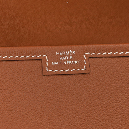 Hermes Evercolor Jige Elan 29 Clutch Gold 6 of 10